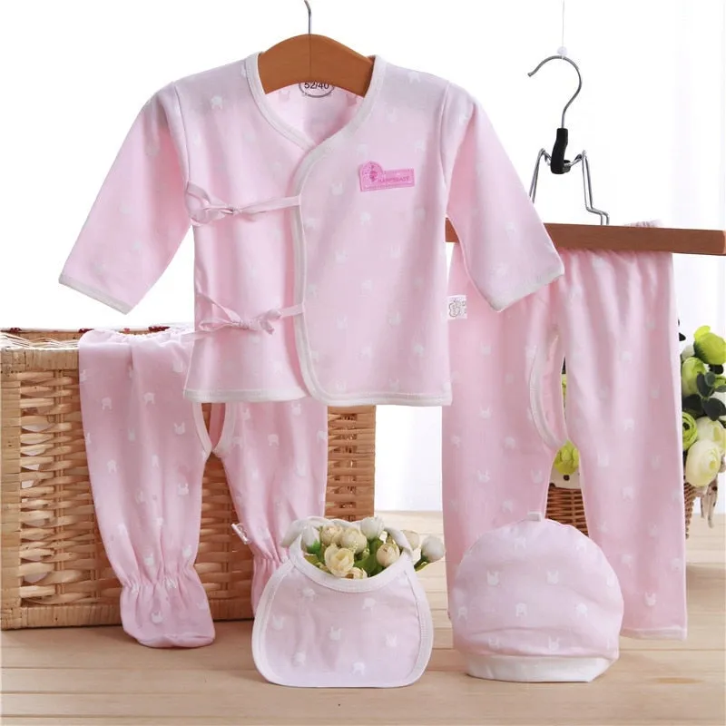 5 Pieces Set Clothing For Newborn