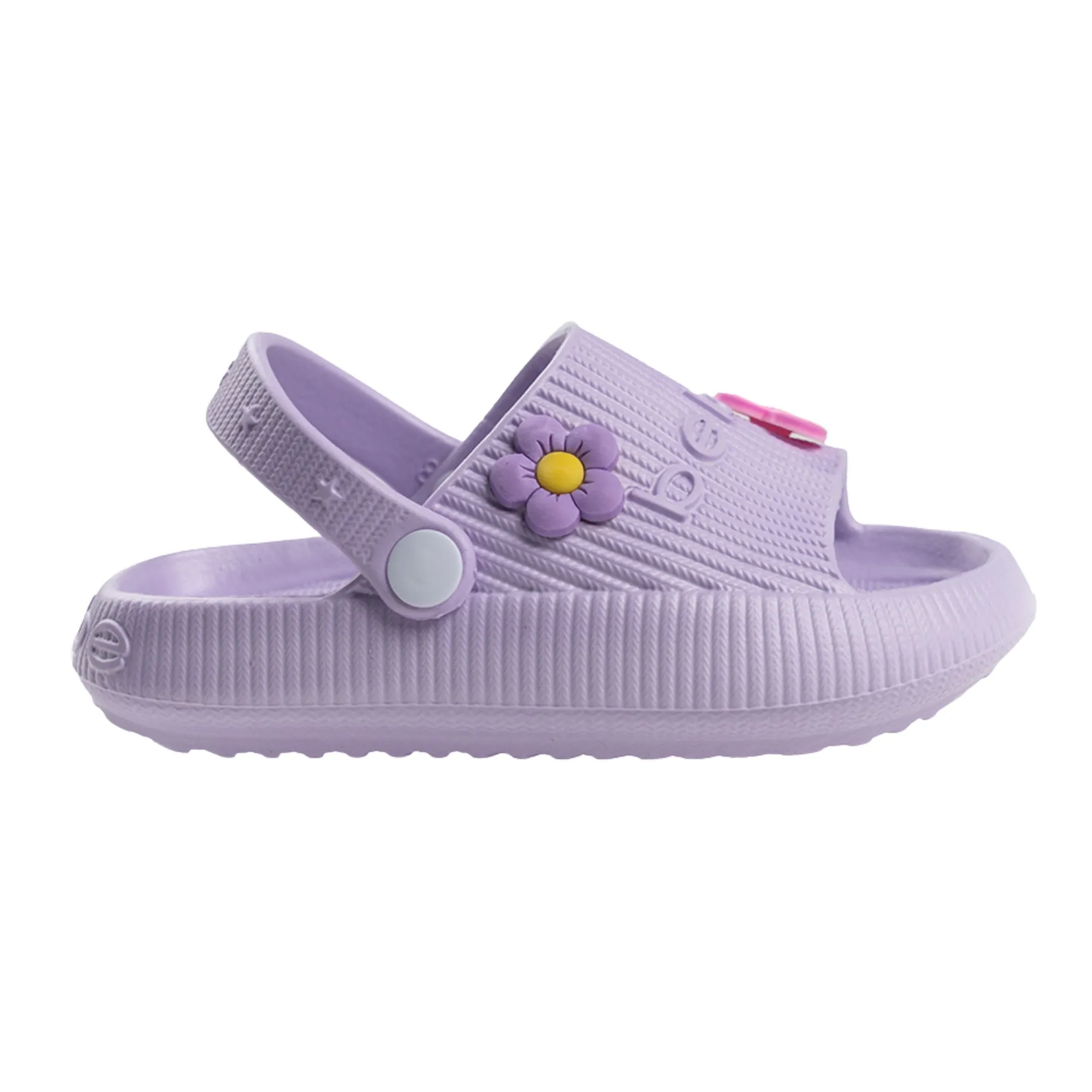 bebe Girls' Sandals - Comfortable Slides for Kids, Slip on Shoes and Sandals for Girls (Toddler)