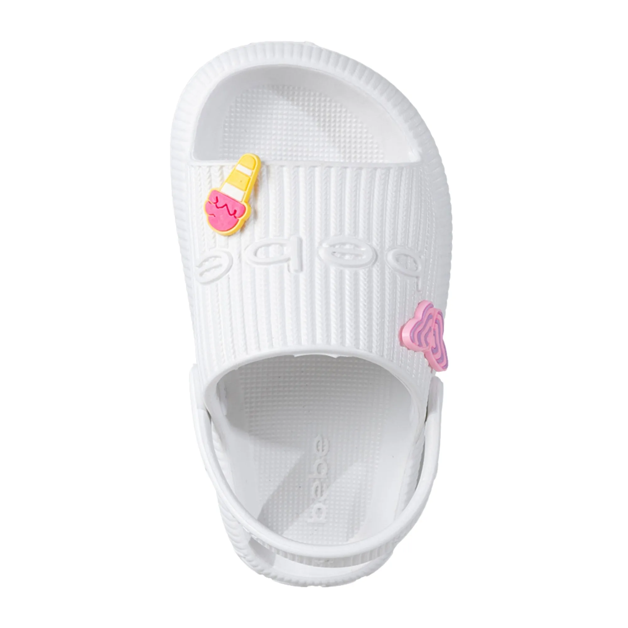 bebe Girls' Sandals - Comfortable Slides for Kids, Slip on Shoes and Sandals for Girls (Toddler)
