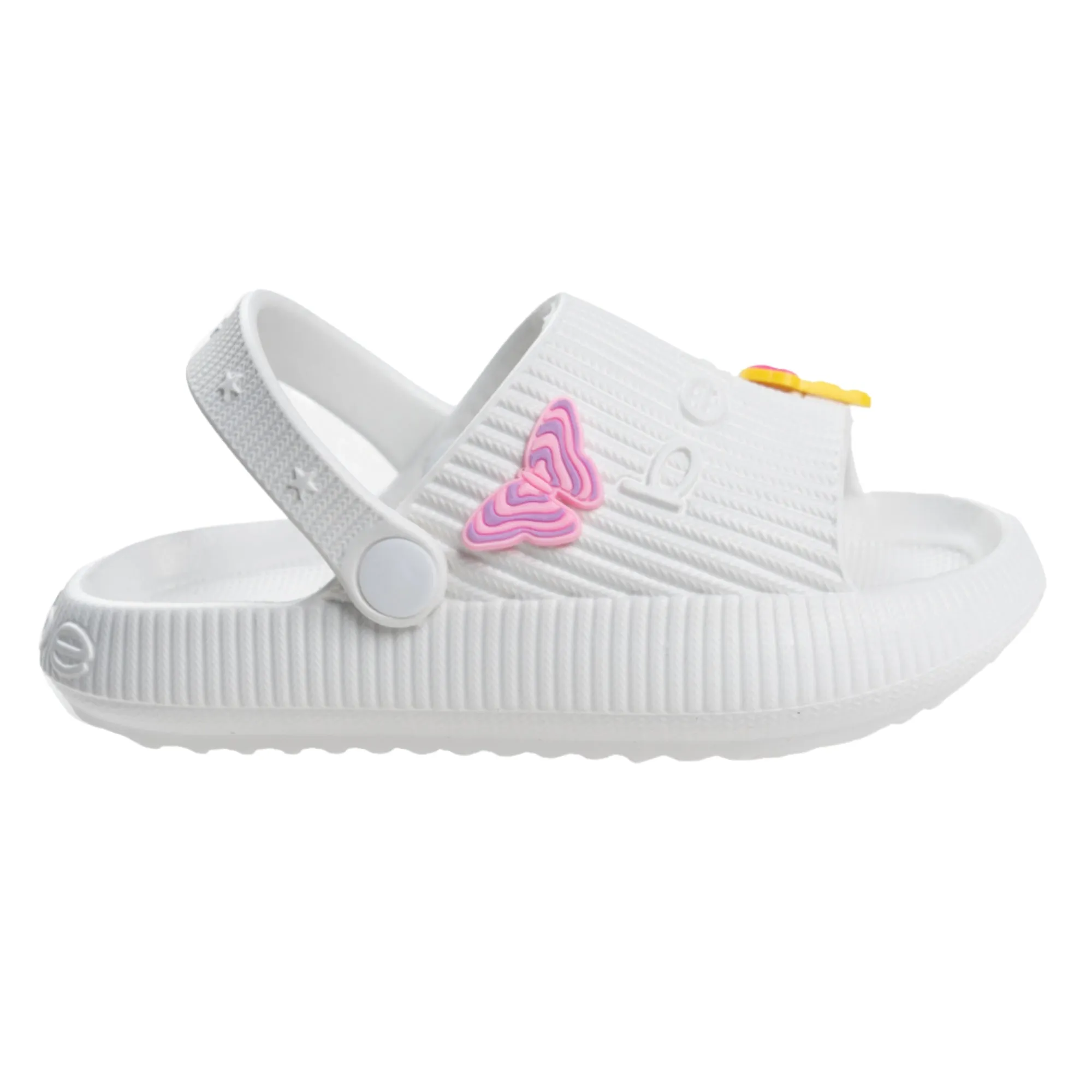 bebe Girls' Sandals - Comfortable Slides for Kids, Slip on Shoes and Sandals for Girls (Toddler)