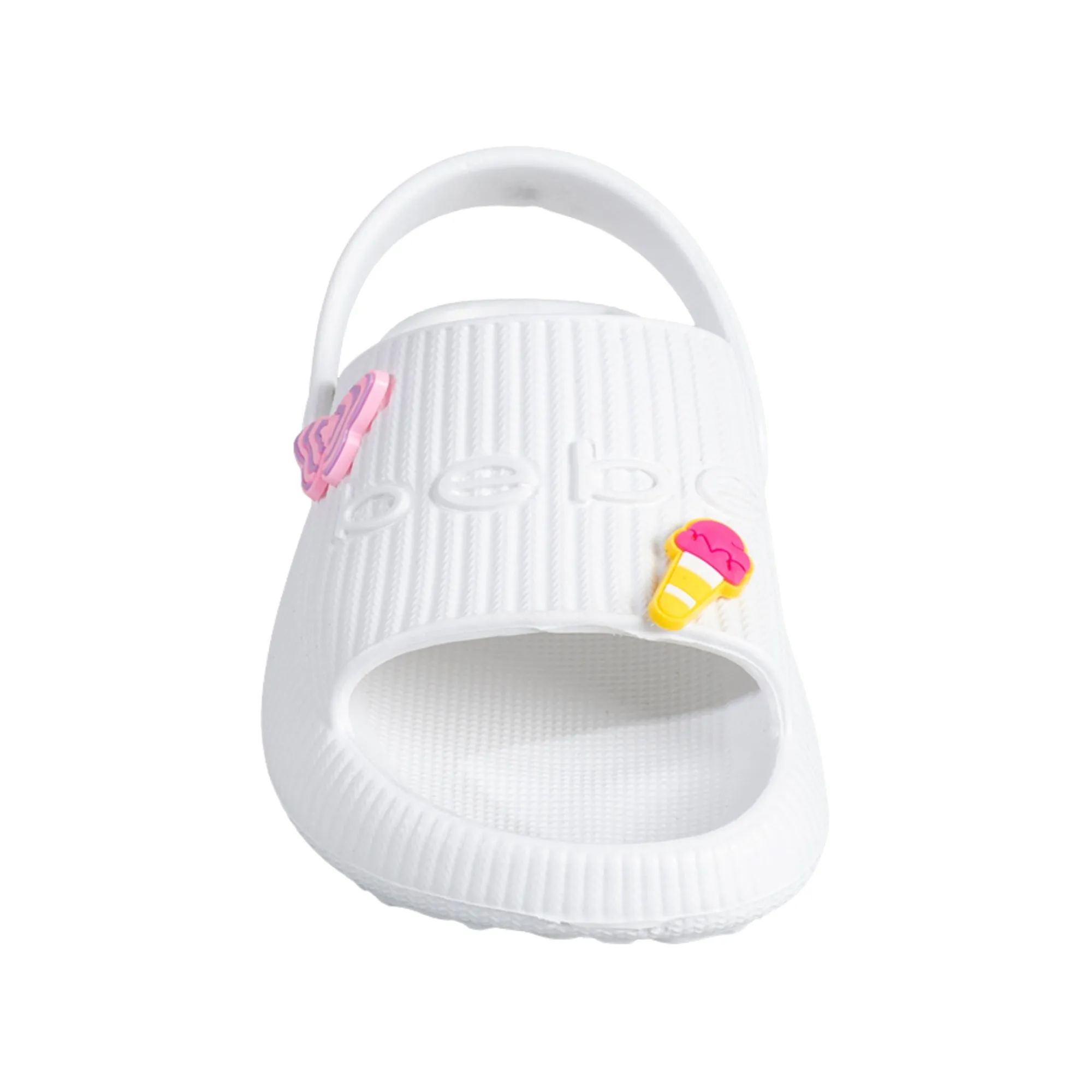 bebe Girls' Sandals - Comfortable Slides for Kids, Slip on Shoes and Sandals for Girls (Toddler)