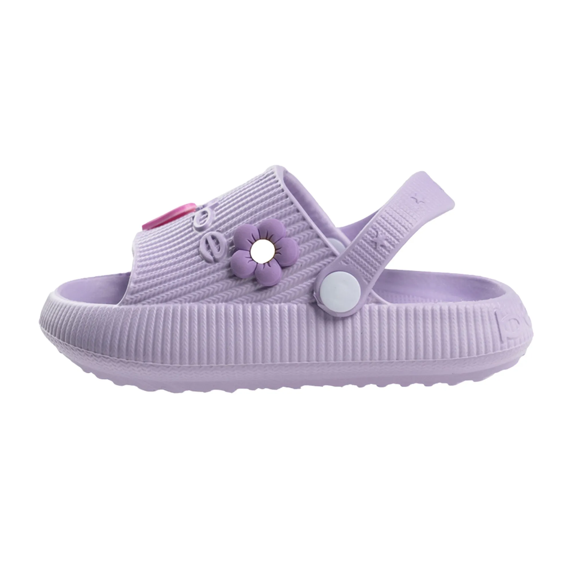 bebe Girls' Sandals - Comfortable Slides for Kids, Slip on Shoes and Sandals for Girls (Toddler)