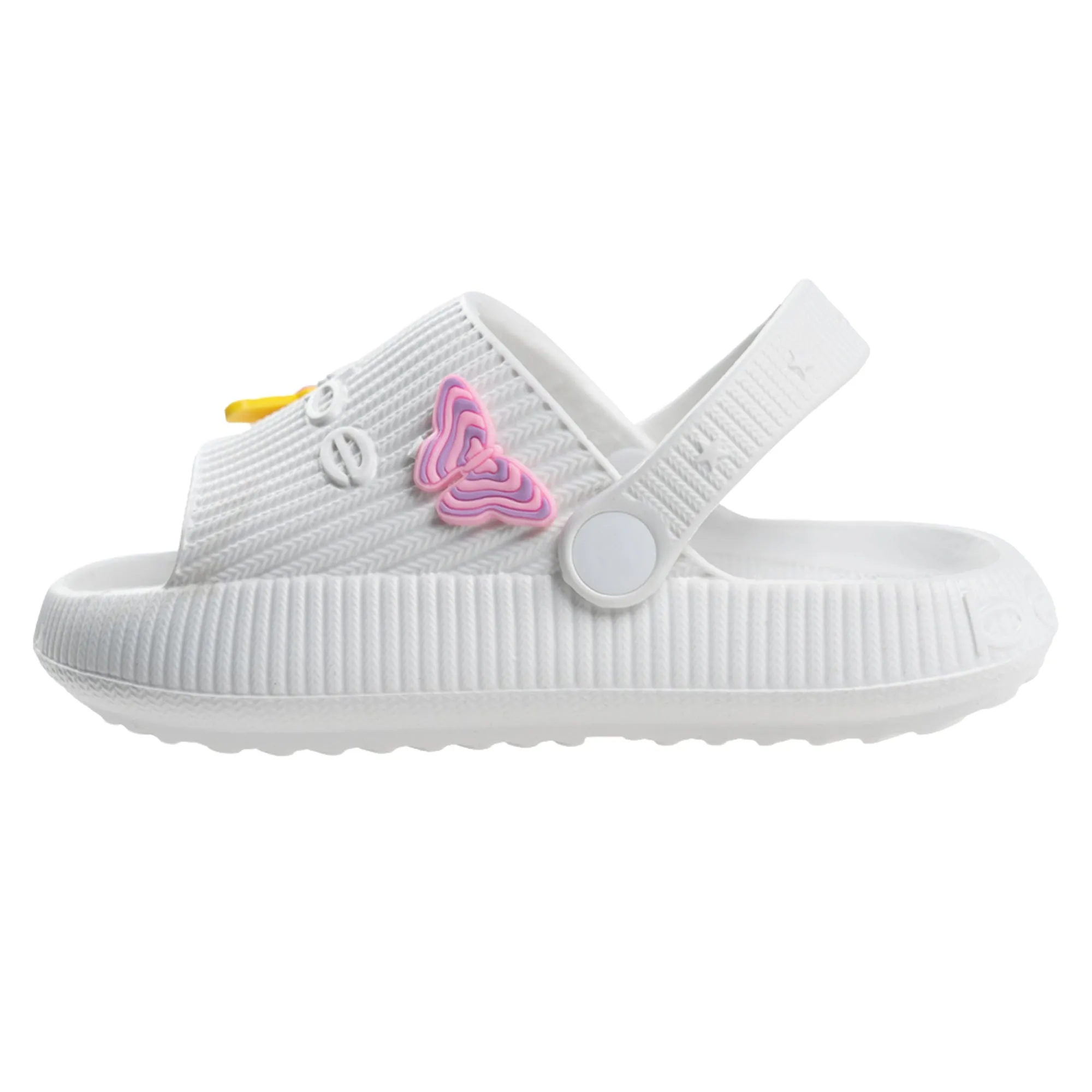 bebe Girls' Sandals - Comfortable Slides for Kids, Slip on Shoes and Sandals for Girls (Toddler)