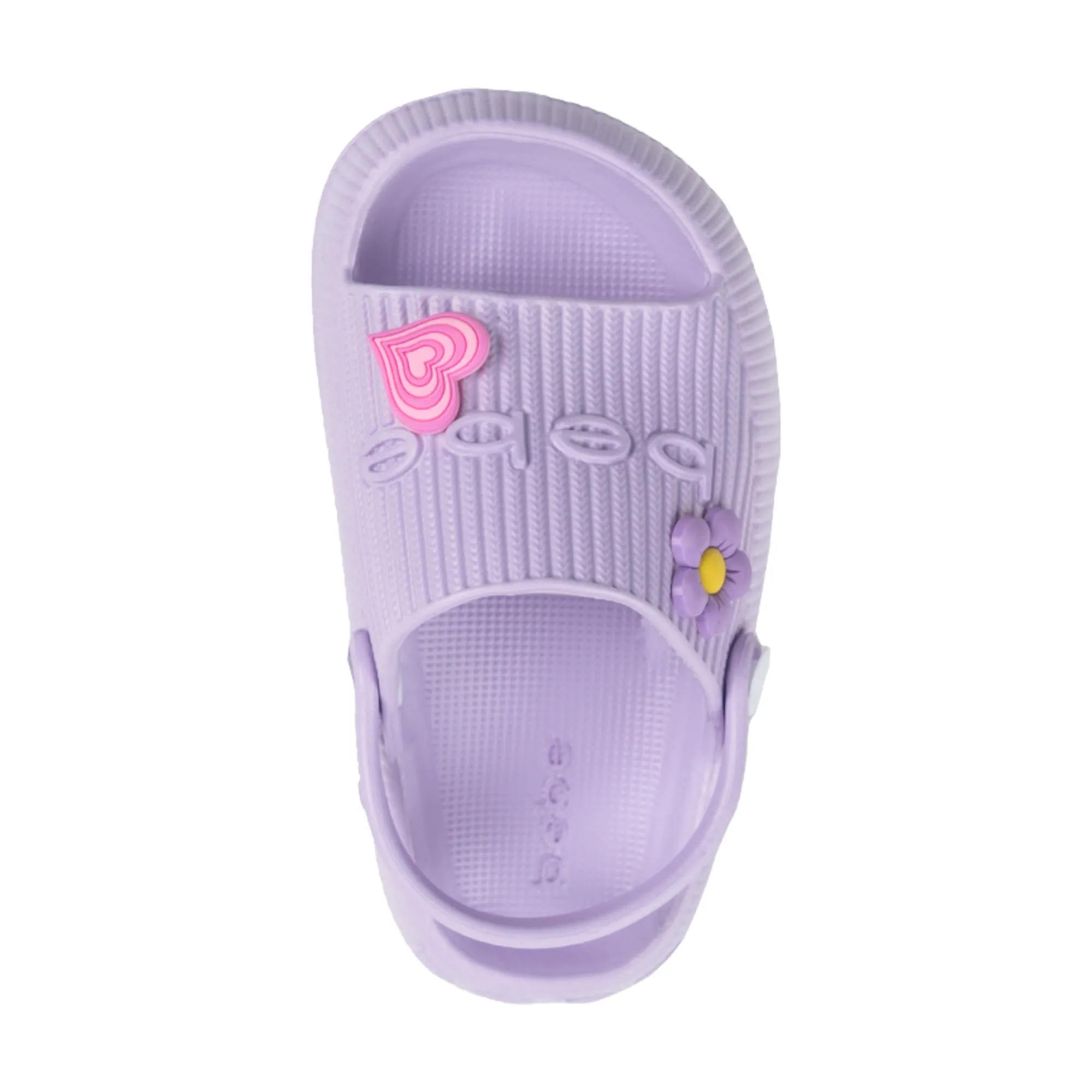 bebe Girls' Sandals - Comfortable Slides for Kids, Slip on Shoes and Sandals for Girls (Toddler)