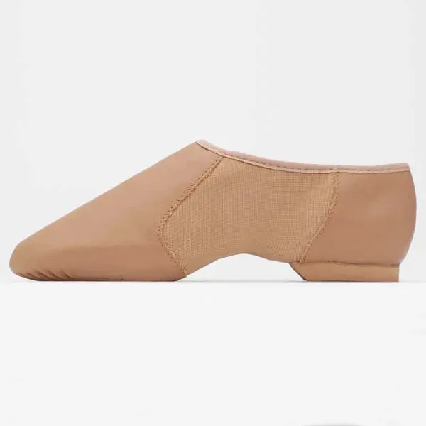 Bloch 495 Black/Tan NEO Flex Slip On Jazz Shoes