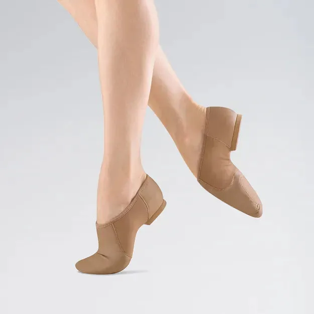 Bloch 495 Black/Tan NEO Flex Slip On Jazz Shoes