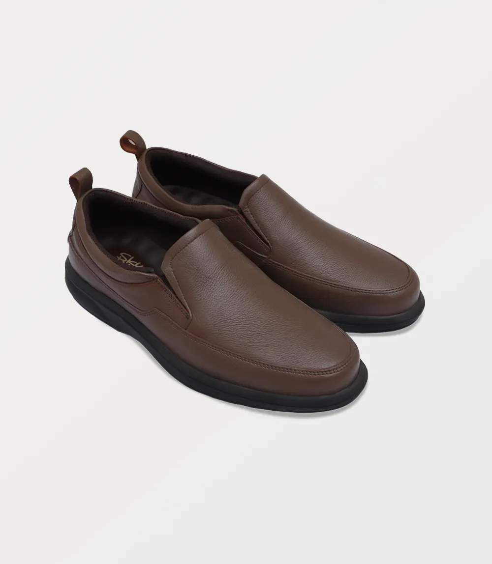 BM6771-BROWN-Men Slip on