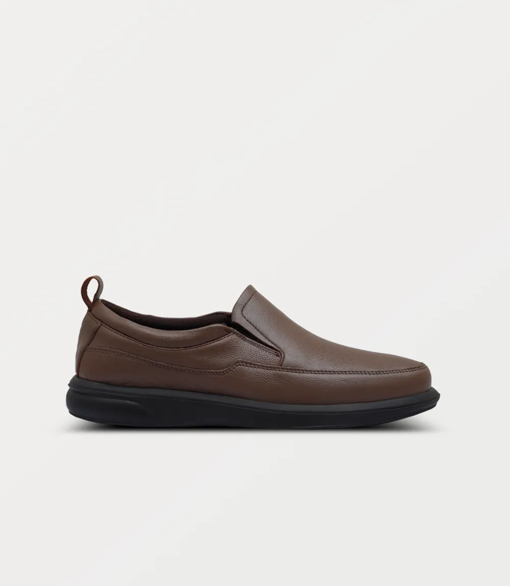 BM6771-BROWN-Men Slip on