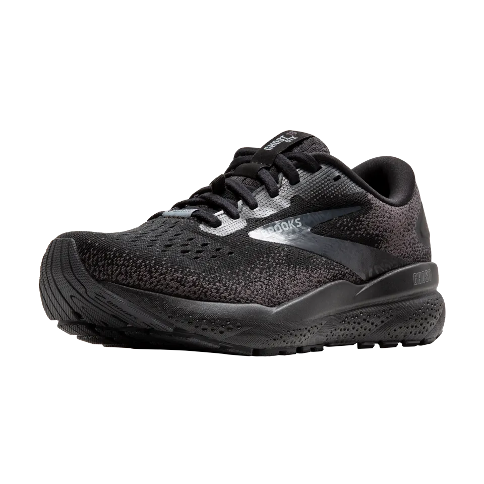 Brooks Men's Ghost 16 GTX D Width Black/Black/Ebony