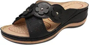 Cathalem Sandals Women Comfortable Orthopedic Sandals with Arch Support Wedge Sandals Comfortable Walking Sandals