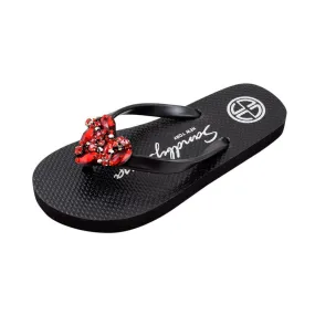 Chelsea Heart (Red) - Big Kids Sandal