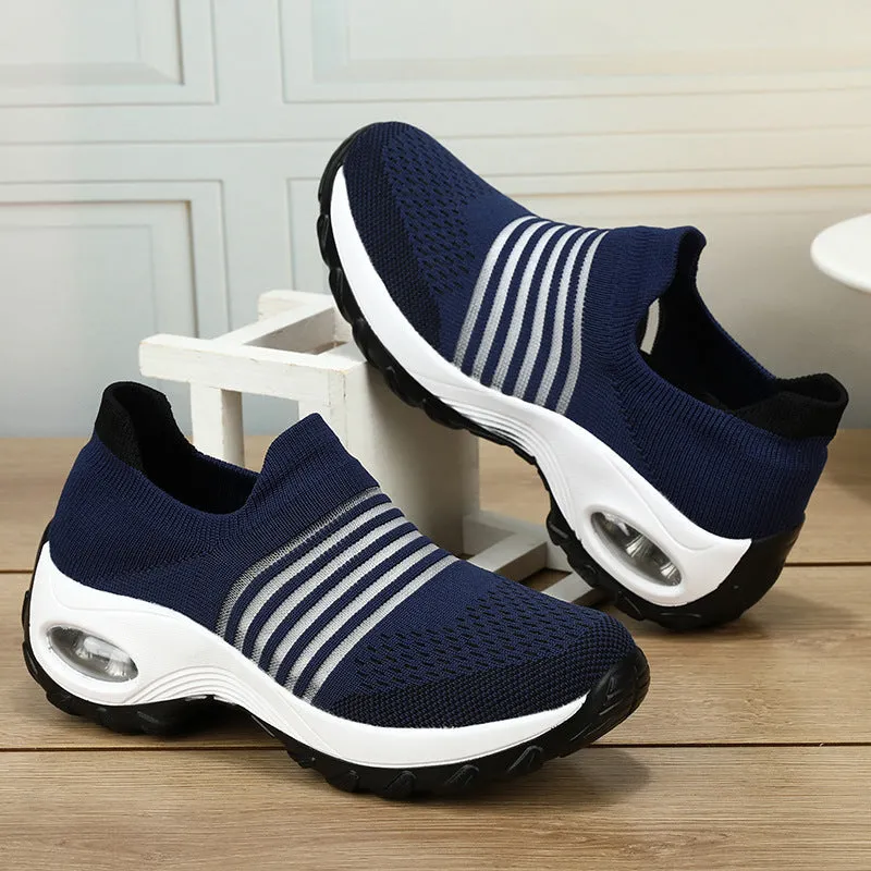 Cilool Cutout Breathable Casual Wedges Shoe