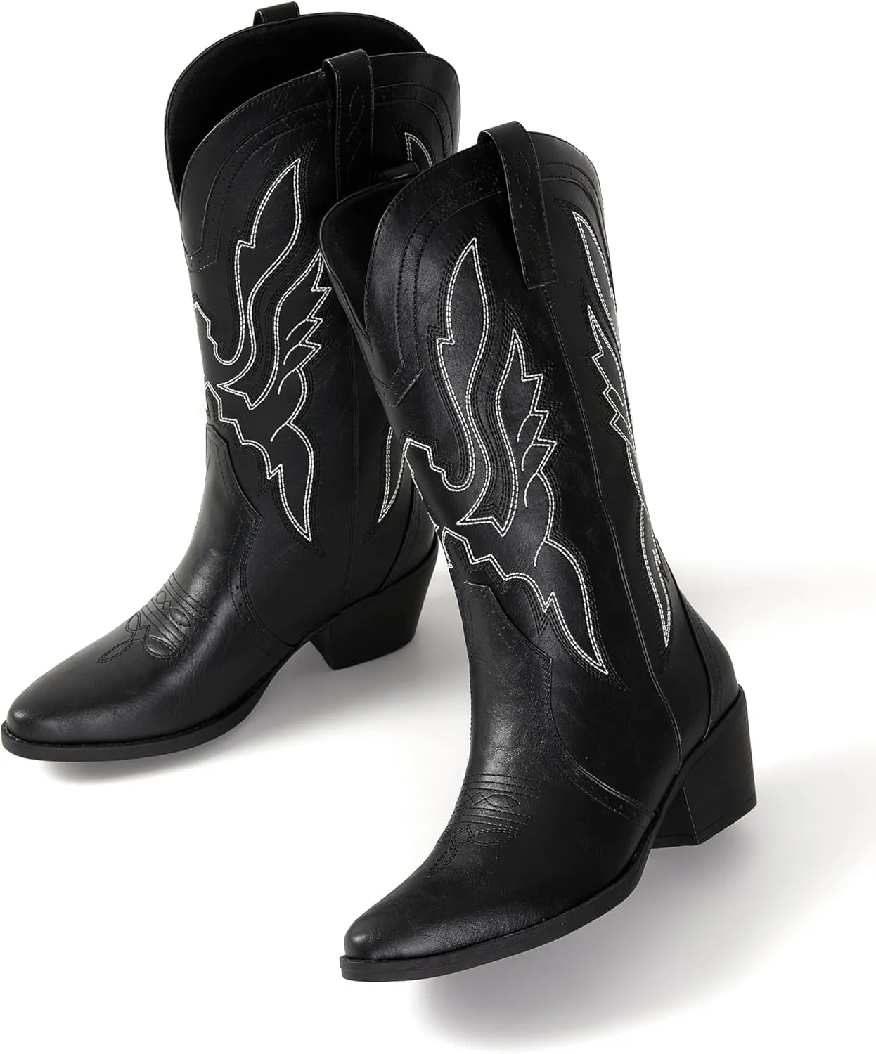 Cowboy Boots Fashion Pointy toe Boots Women Western Cowgirl Boots