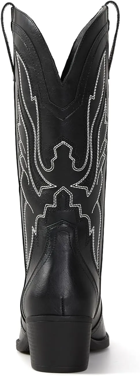 Cowboy Boots Fashion Pointy toe Boots Women Western Cowgirl Boots