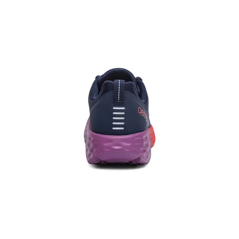 Danika Arch Support Sneaker in Navy and Coral
