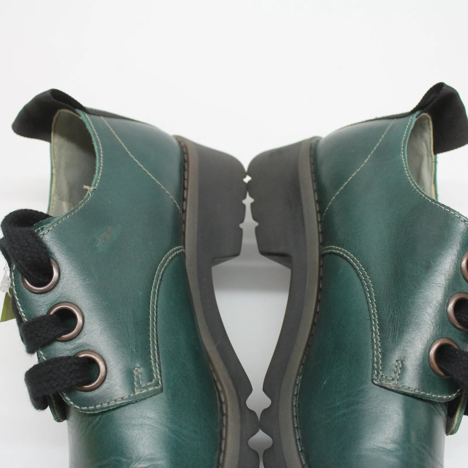 Fly London RUDA538FLY Rug Leather Women's Lace Up Shoes - UK 6 - US 8-8.5 Women - EU 39