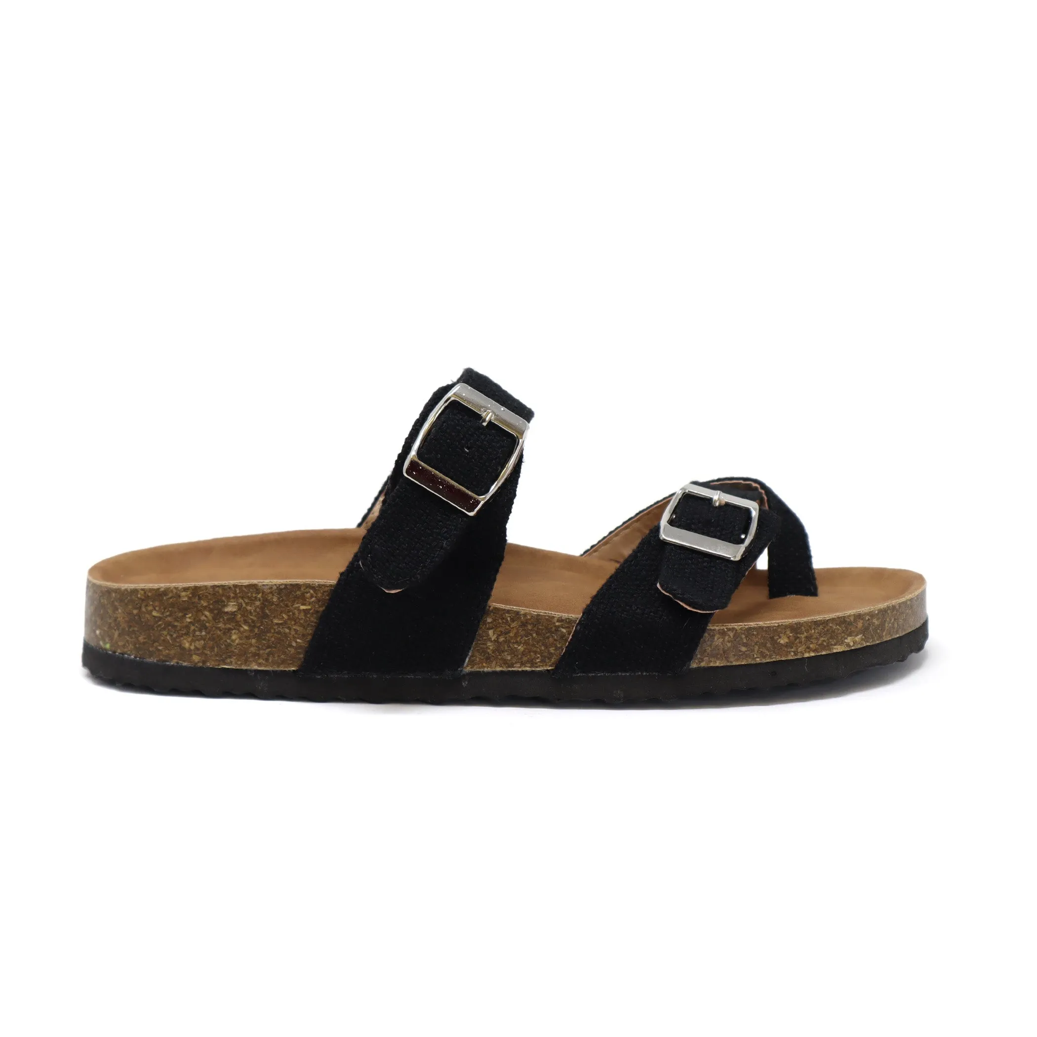 GIAN-89 Women's Plaid Straps With Buckle Sandal
