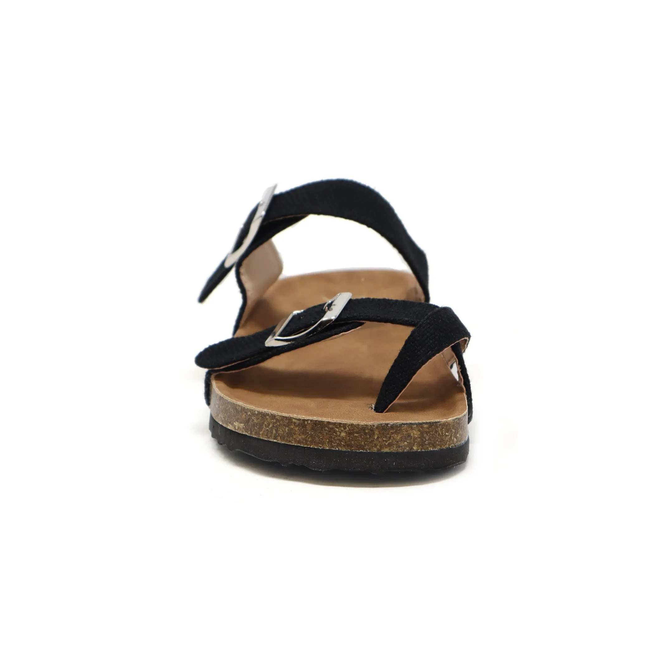 GIAN-89 Women's Plaid Straps With Buckle Sandal