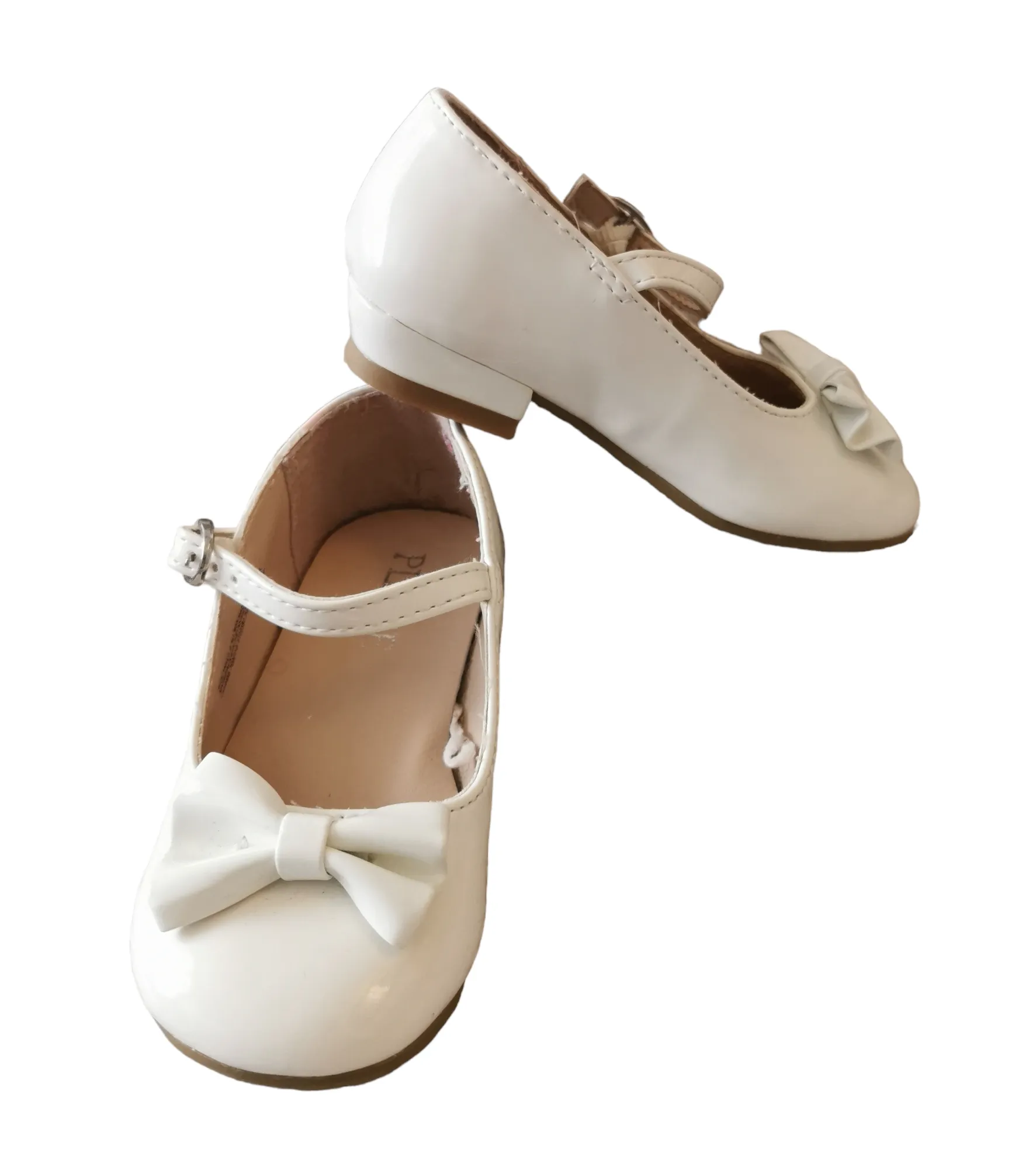 GIRL SIZE 6 TODDLER - CHILDREN'S PLACE, White Dress Shoes VGUC B13