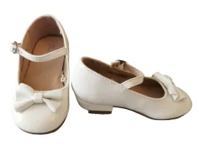 GIRL SIZE 6 TODDLER - CHILDREN'S PLACE, White Dress Shoes VGUC B13