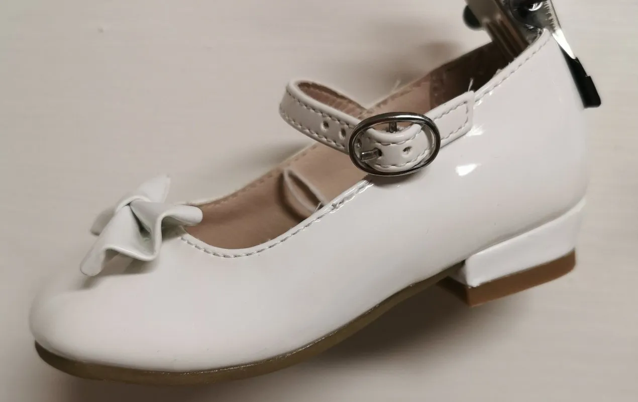 GIRL SIZE 6 TODDLER - CHILDREN'S PLACE, White Dress Shoes VGUC B13