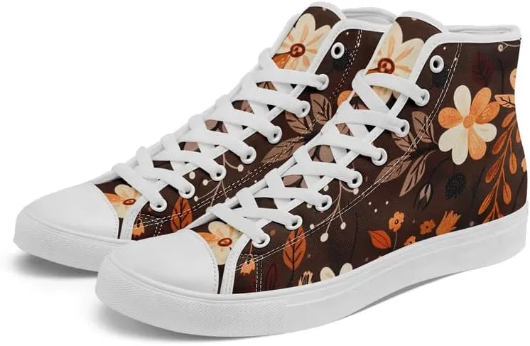 High-top Canvas Shoes for Girls Boys Lightweight Yoga Casual Walking Sneakers Anti-Slip White Flat Footwear Unisex