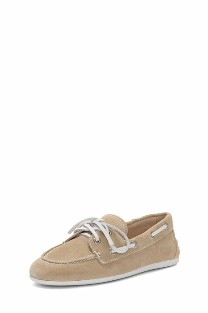 Jeffrey Campbell  Women's Boast Beige Suede/White M