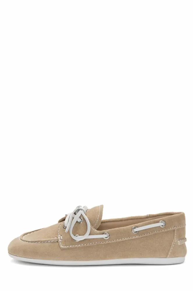 Jeffrey Campbell  Women's Boast Beige Suede/White M