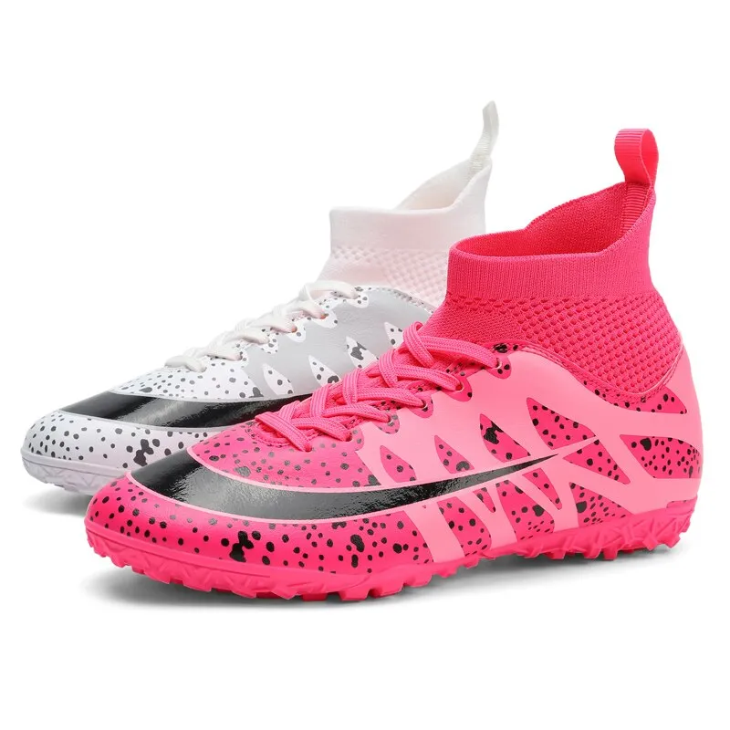Kids/Youth High Ankle Custom Turf Shoes: Indoor, AG, and Synthetic Field