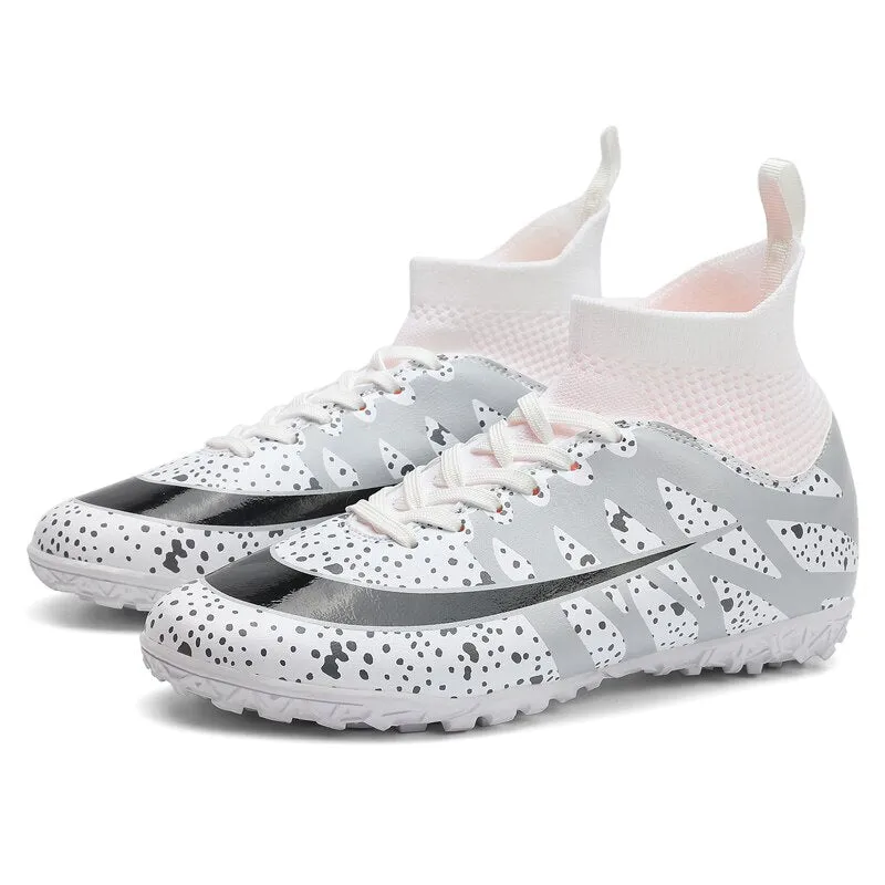 Kids/Youth High Ankle Custom Turf Shoes: Indoor, AG, and Synthetic Field