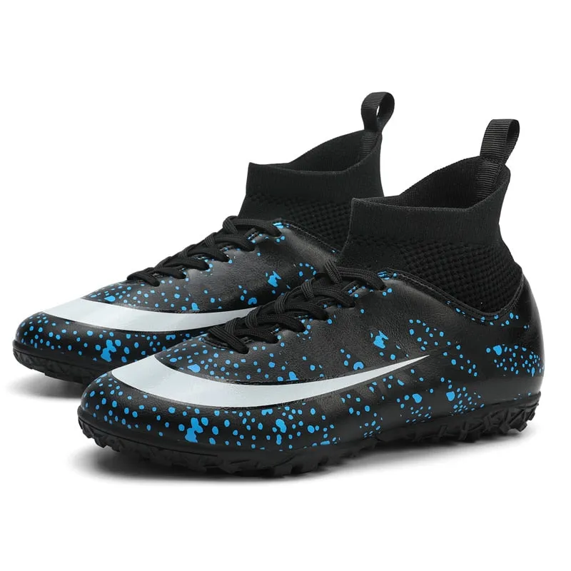 Kids/Youth High Ankle Custom Turf Shoes: Indoor, AG, and Synthetic Field