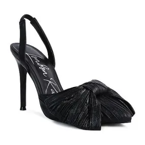 Kiki High Heel Bow Slingback