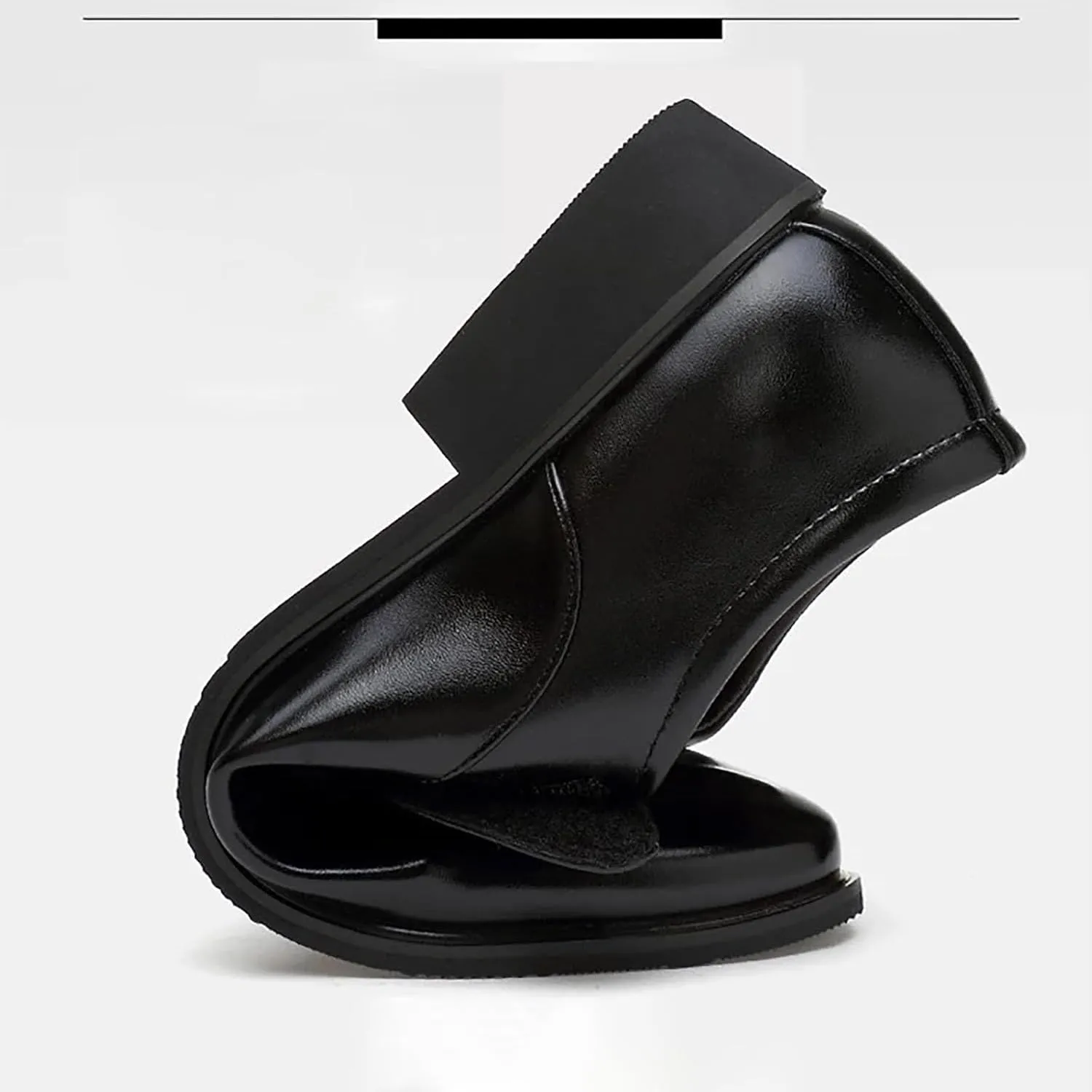 Leather Men Outdoor Slip On Business Casual Leather Shoes Classic Soft Moccasins Breathable Men Flats Driving Shoes