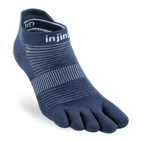 Lightweight No Show Toe Socks in Navy