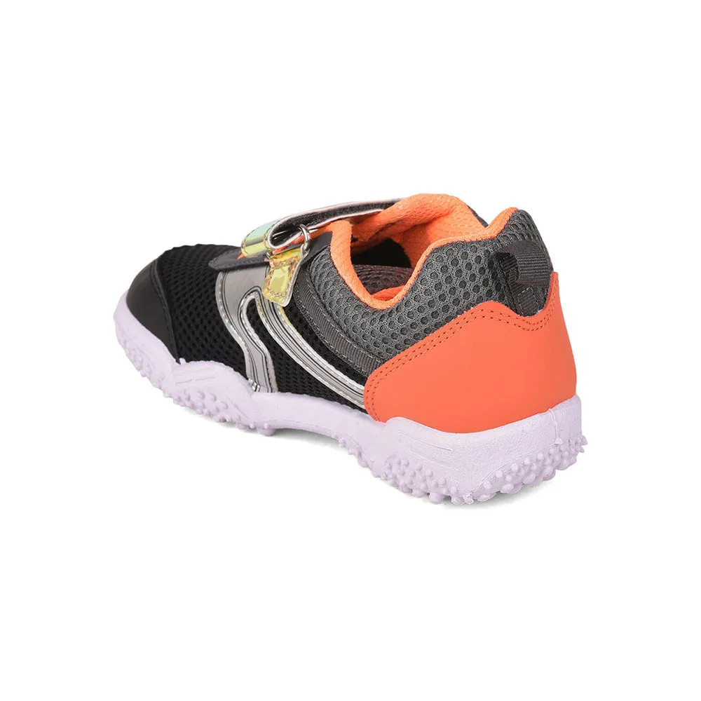 Lucy & Luke (Orange) Sports Lacing Running Shoes For Kids By Liberty