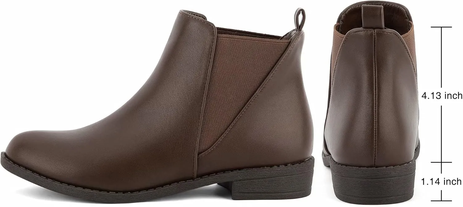 MaxMuxun Women's Chelsea Boots Fashion Winter Fall Ankle Booties