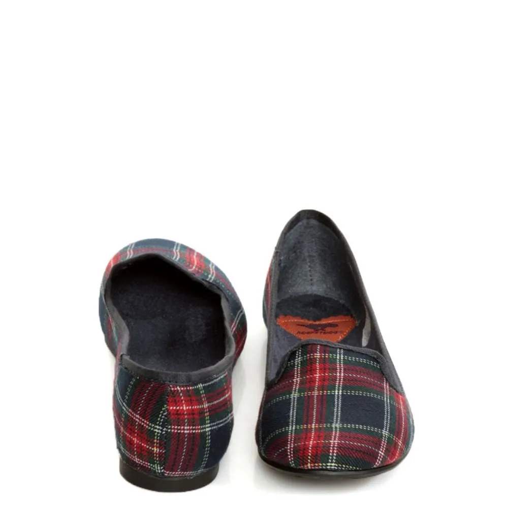 Morrison Navy Fabric Rocketdog Loafer Flats
