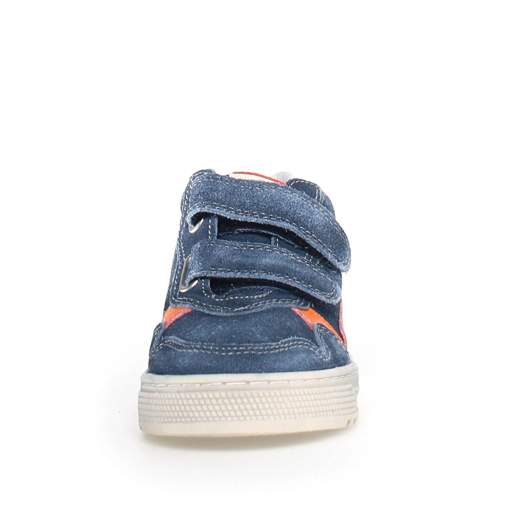 Naturino Girl's & Boy's Ceonia High Vl Calf Sneakers - Navy/Orange
