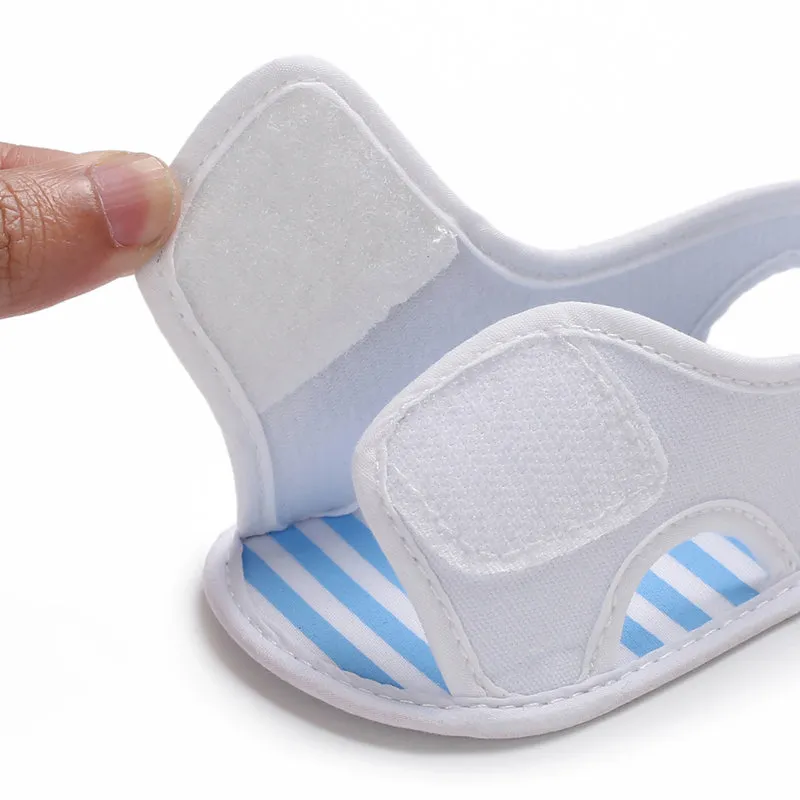 Newborn Infant Baby Boy Girl Summer Soft Sole Crib Toddler Summer Prewalker Cartoon Print First Walkers Shoes.
