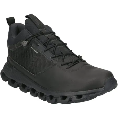 On Cloud Women's Cloud Hi Waterproof Hiking Boots- All Black