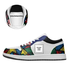 Personalized Basketball Sneakers, Custom Sporty Shoes, Trendy Shoes Graduation Gifts,AJ1C-23020115