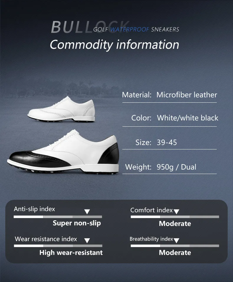 PGM XZ168 Microfiber Waterproof Casual Male Golf Shoes
