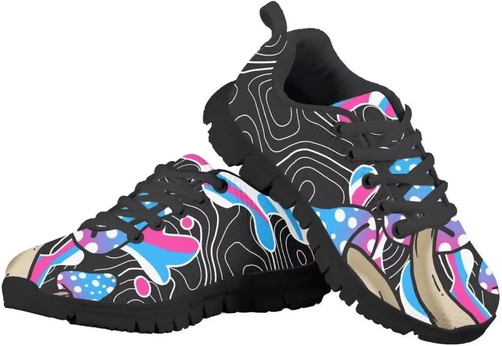 Pinupub 2023 Novelty Sneakers for Boys Girls Colorful Cute Lightweight Casual Sports Tennis Shoes