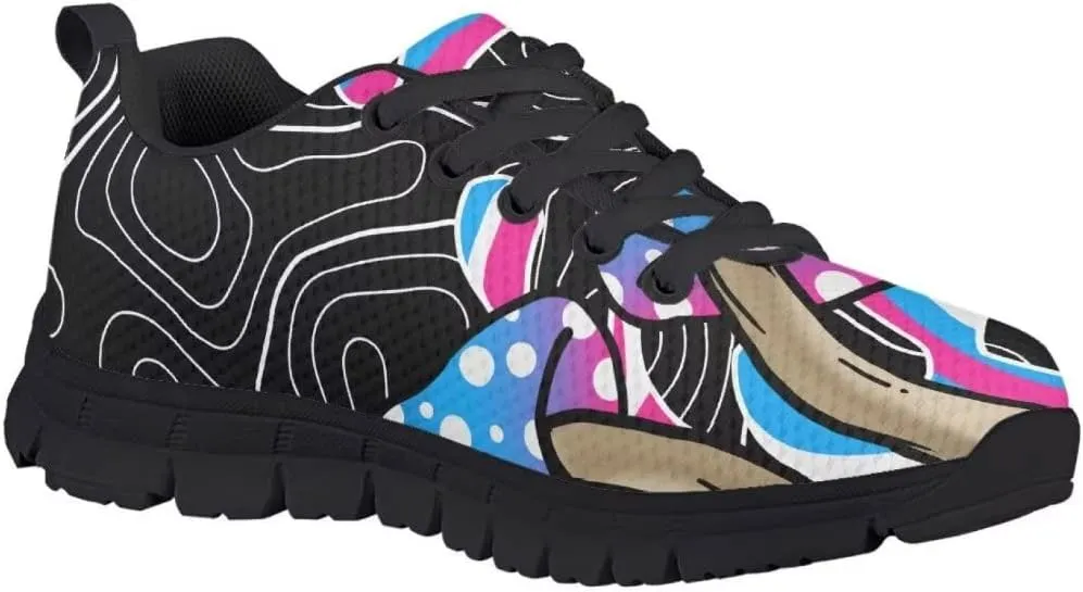 Pinupub 2023 Novelty Sneakers for Boys Girls Colorful Cute Lightweight Casual Sports Tennis Shoes