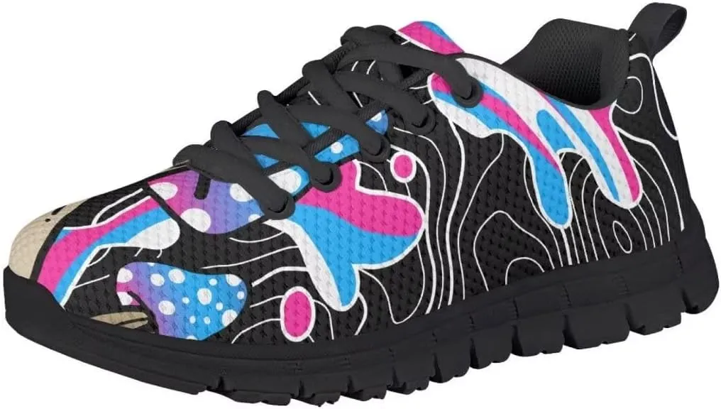 Pinupub 2023 Novelty Sneakers for Boys Girls Colorful Cute Lightweight Casual Sports Tennis Shoes