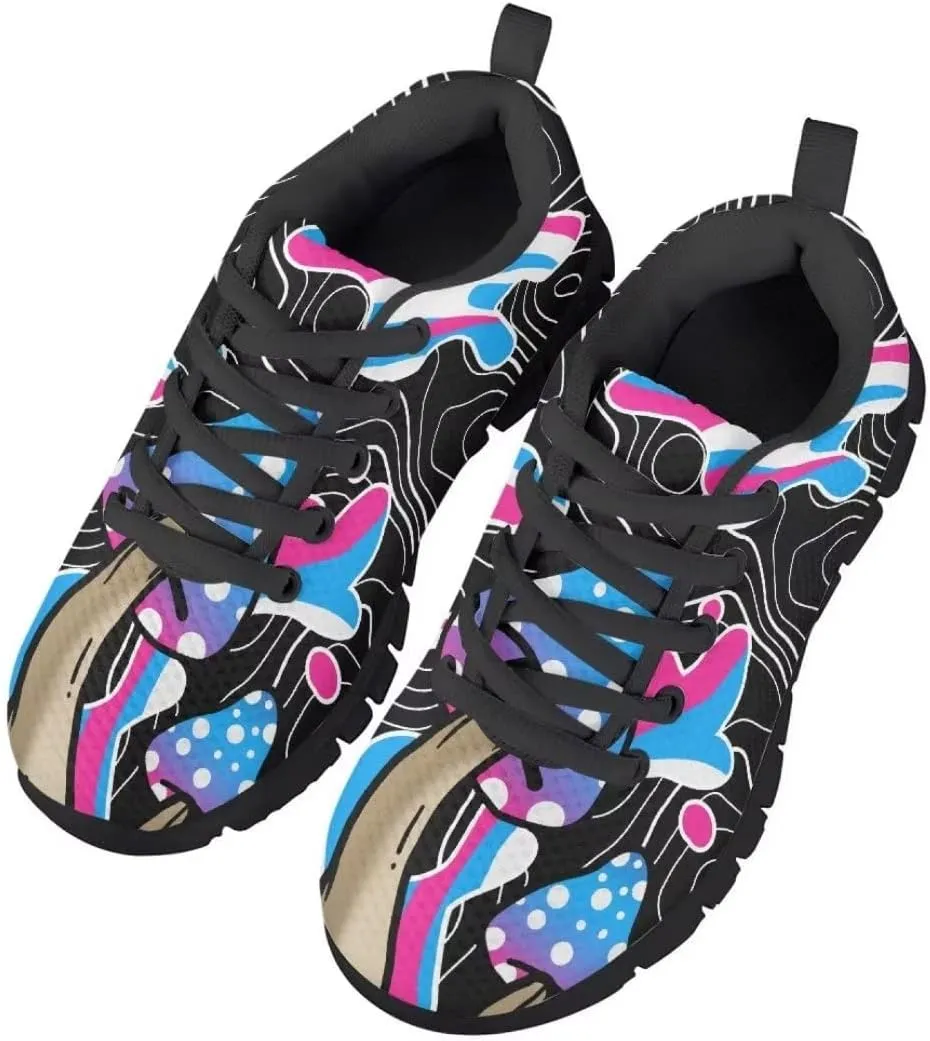 Pinupub 2023 Novelty Sneakers for Boys Girls Colorful Cute Lightweight Casual Sports Tennis Shoes
