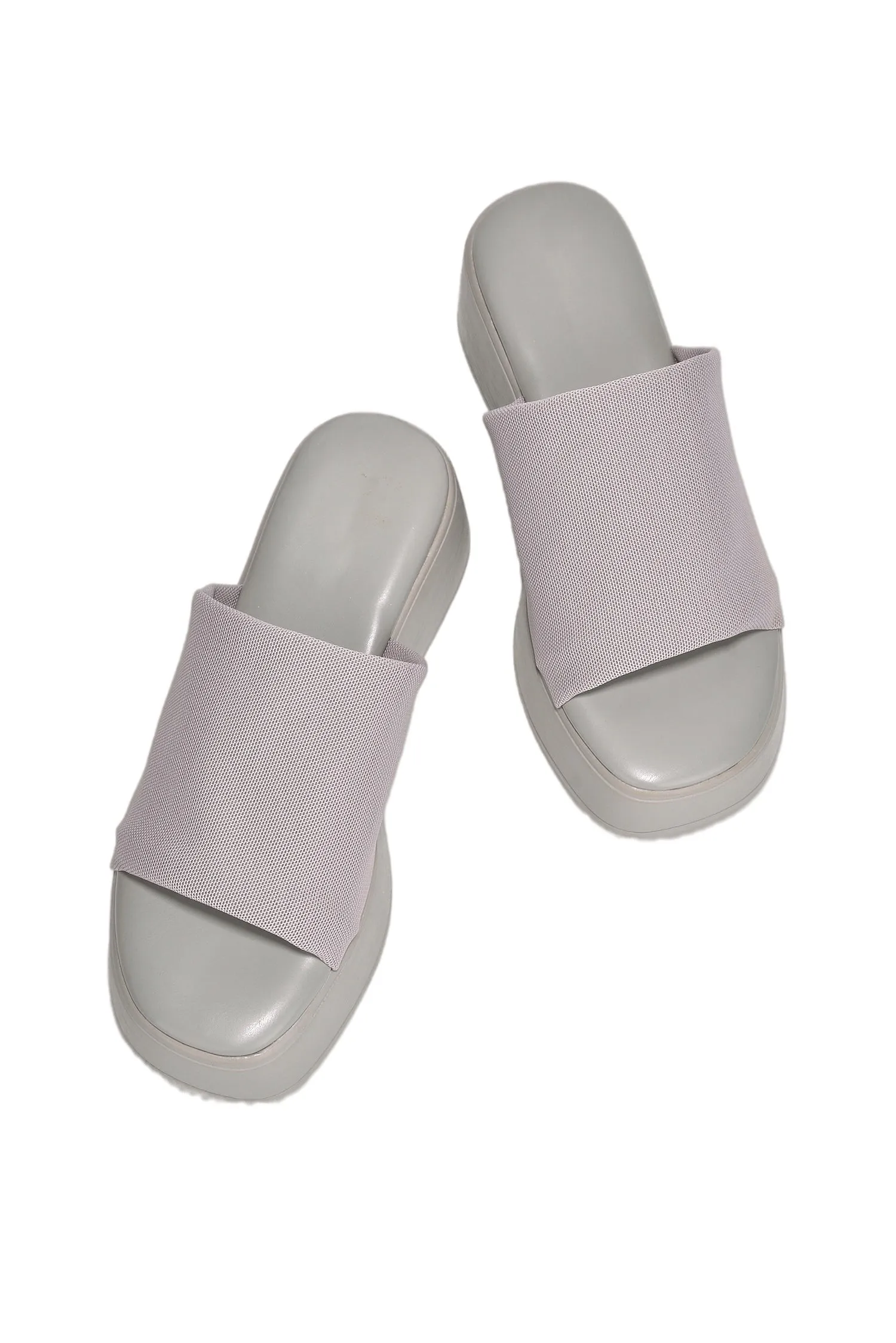 Platform Sandals Women Wedges Slides Chunky Heels Wedge Sandals Fabric Mule Fitted Cloud Lightweight Shoes Slipper  Memory Foam