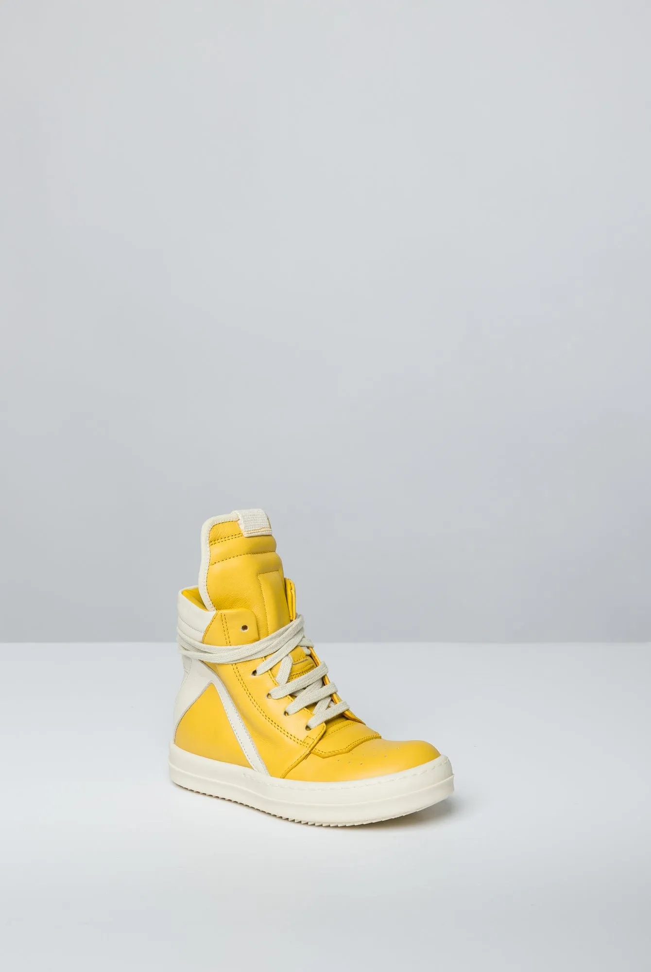 Rick Owens Kids Geobaskets in Lemon
