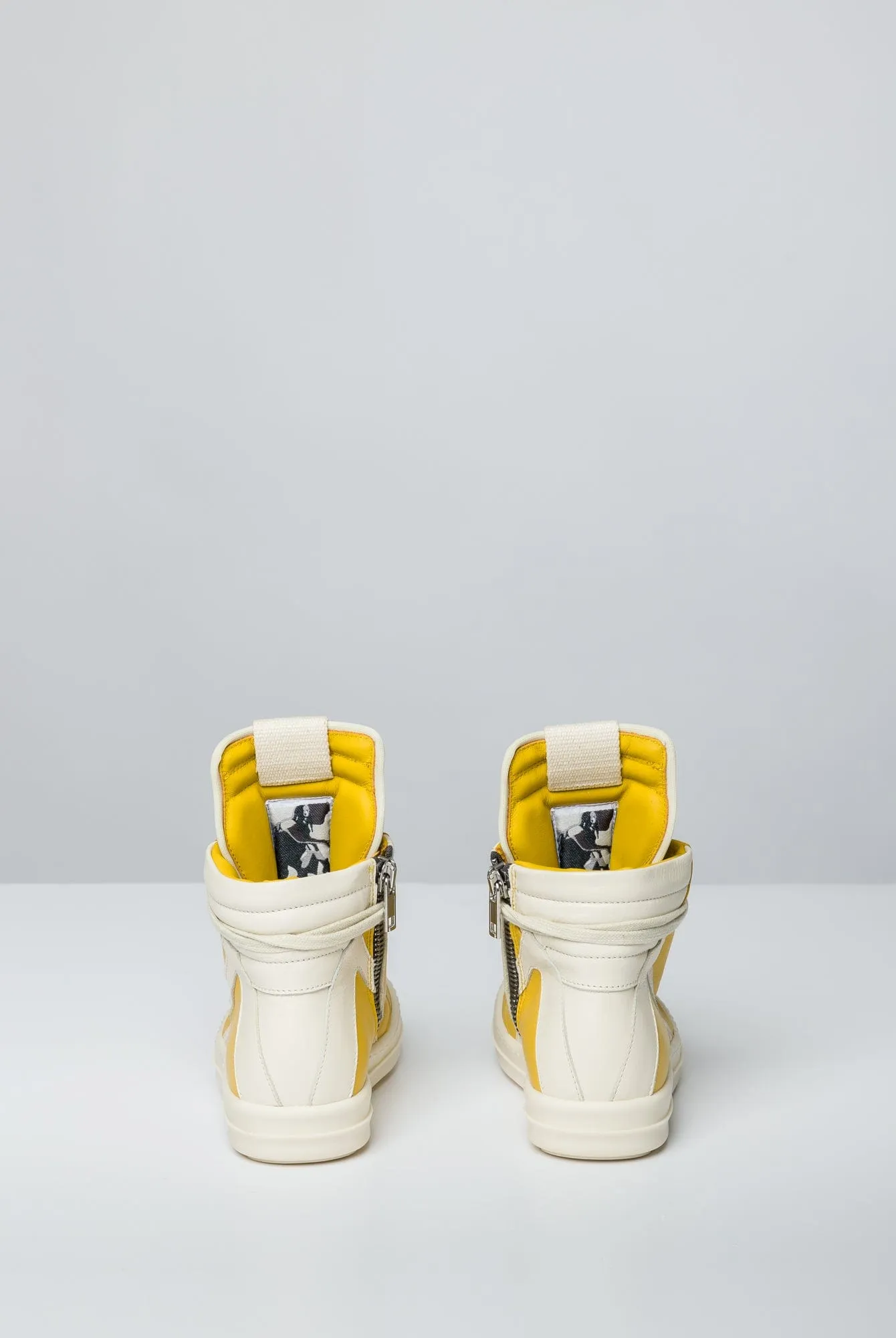 Rick Owens Kids Geobaskets in Lemon