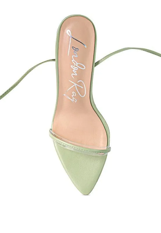 Sphynx High Heel Lace Up Sandals